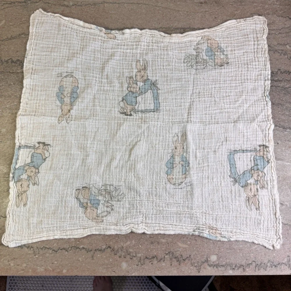 Vintage Peter Rabbit Baby Blanket 22